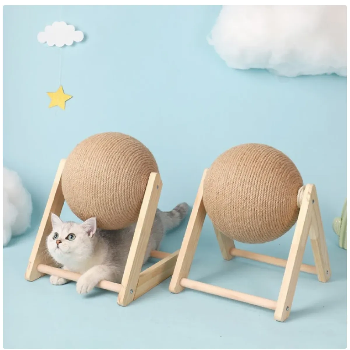 Durable Cat Scratching Post Frame