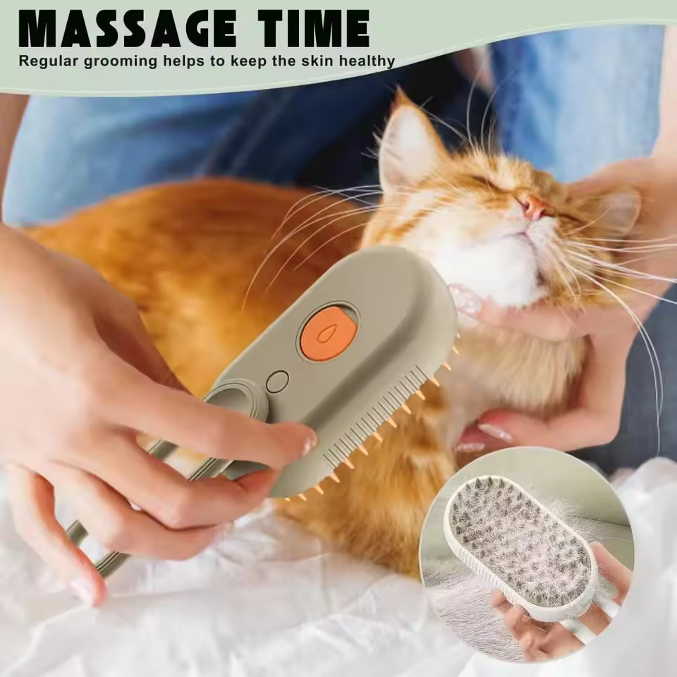 Electric Pet Grooming Comb Brush