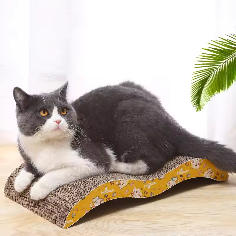 M-Shape Corrugated Cat Scratcher