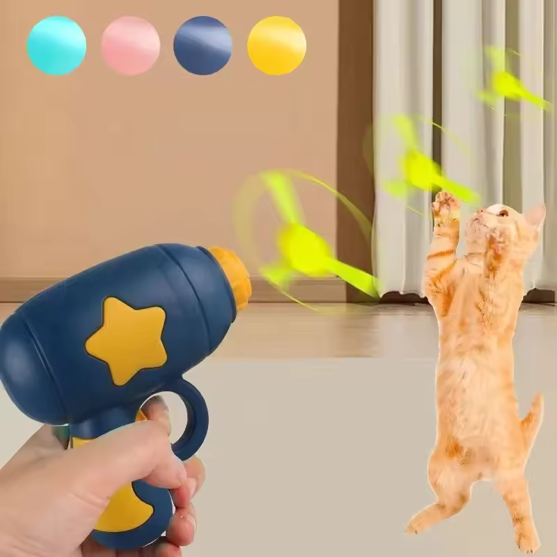 Interactive Flying Disk Cat Toy