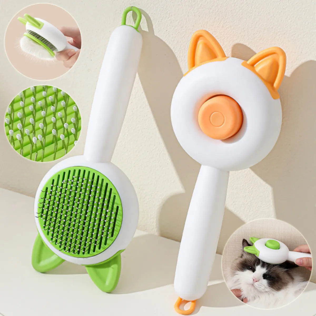 Self-Cleaning Pet Dog Brush Comb